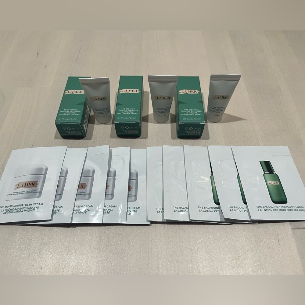 La Mer Skincare Set for oily/combo skin fresh cream balancing lotion & cleanser